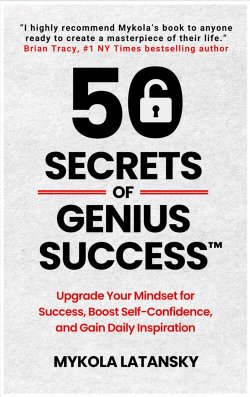 50 Secrets of Genius Success — Mykola Latansky könyvének borítója